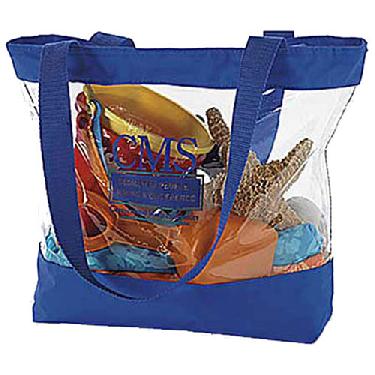 Bagman Clear Tote with Colour Trim Image