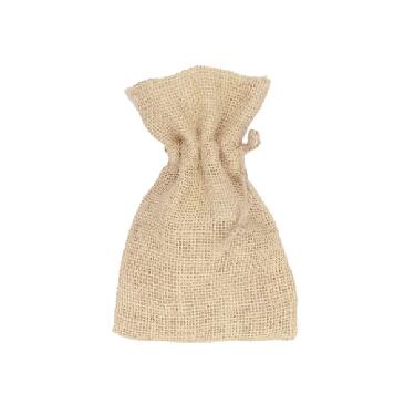 Jute Drawstring Pouch - Small Image